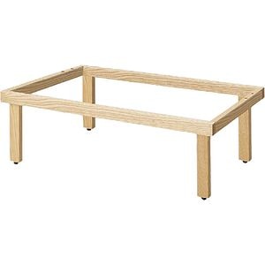 Cadru pentru baza GOODHOME Adrisk, 80 x 5 x 26 cm, maro