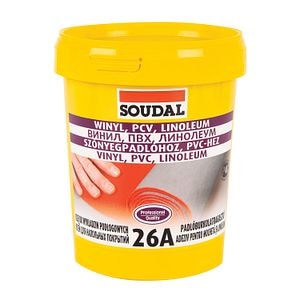 Adeziv pentru pardoseli, alb, 1 kg • Soudal 26A
