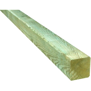 Stalp BLOOMA, 240 x 7 x 7 cm, lemn, verde