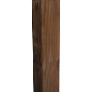 Stalp BLOOMA, 240 x 7 x 7 cm, lemn, maro