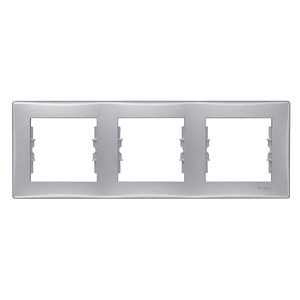 Rama tripla orizontala SCHNEIDER ELECTRIC, aluminiu