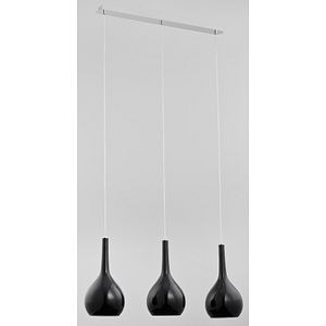 Pendul, negru, 3 x 60 W • Alfa Vetro