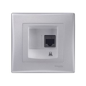 Priza internet SCHNEIDER ELECTRIC Sedna, CAT5E, gri