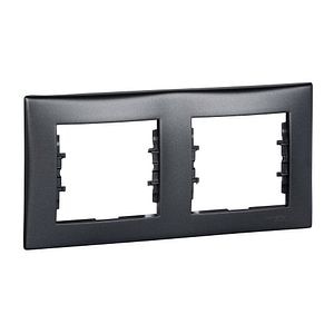 Rama dubla orizontala SCHNIDER ELECTRIC Sedna, grafit