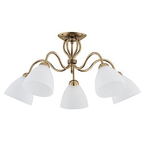 Lustra, Auriu, 300 W, 5 x E27 •  Ariel