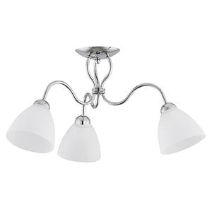 Lustra, Argintiu, 180 W, 3 x E27 •  Ariel