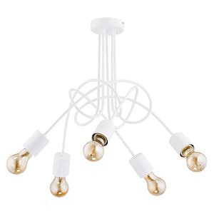 Lustra, Alb, 300 W, 5 x E27 •  Tango