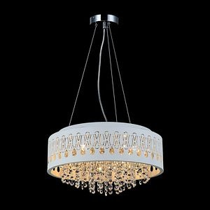 Lustra, alb/transparent, 4 x 40 W • Italux Doris