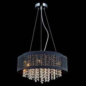 Lustra, Negru, 40 W, 4 x G9 • Italux Doris