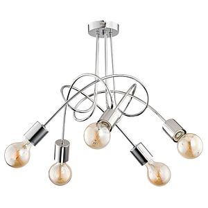 Lustra, Argintiu, 60 W, 5 x E27 •  Tango