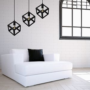 Lustra tip pendul, Alb, 60 W, 3 x E27 • Sweden