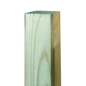 Stalp din lemn gard, 7 x 7 x 100 mm, verde
