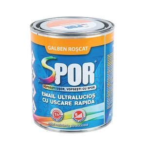 Email uscare rapida, interior/exterior, culoare galben roscat, 0.75 L • Policolor Spor