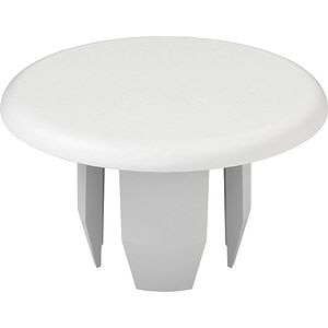 Set capace pentru acoperire GOODHOME Alara, 1.5 cm. plastic, alb, 12 buc