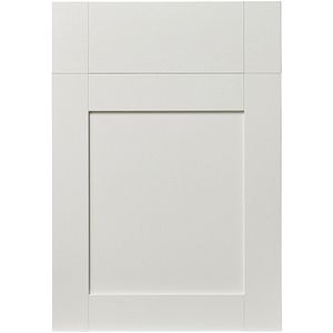 Front usa si sertart GOODHOME Alpinia, MDF, 49.7 x 71.5 x 1.8 cm, Alb