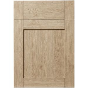 Front usa si sertar GOODHOME Alpinia, MDF, 49.7 x 71.5 x 1.8 cm, Stejar