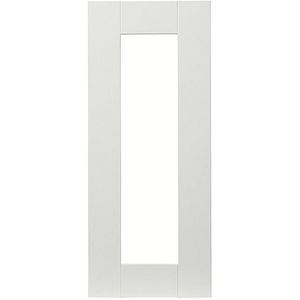 Front usa GOODHOME Alpinia, MDF,Sticla, 29.7 x 71.5 x 1.8 cm, Alb