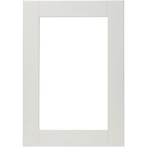 Front usa GOODHOME Alpinia, MDF,Sticla, 49.7 x 71.5 x 1.8 cm, Alb