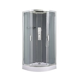 Cabina dus hidromasaj, joasa, semirotunda, 90 x 90 x 220 cm • GoodHome Beloya