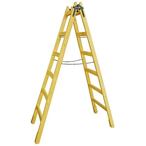 Scara pliabila Profil, 2 x 6 trepte, max 150 kg, lemn