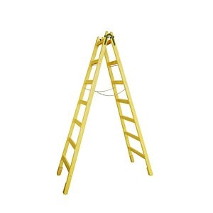Scara lemn, 2 x 7 trepte