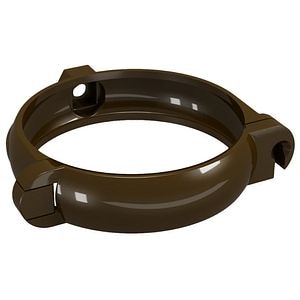 Colier burlan, din PVC, maro, diametru 80 mm_100859417