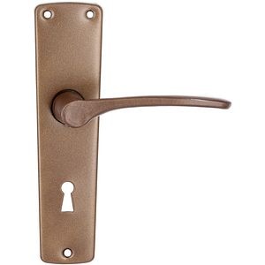 Maner cu sild, aluminiu, 100 mm, 2 bucati, maro