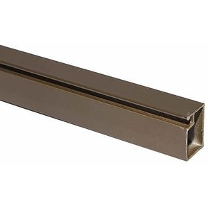 Profil anti-insecte Alleymet, 200 cm, aluminiu, maro