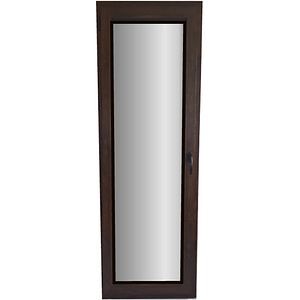 Usa exterior FENSTERWELT, cu geam, 6 camere, stanga, PVC, 76 x 205 cm, nuc