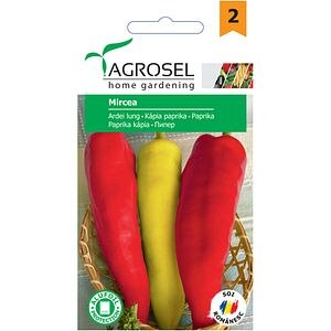 Seminte de legume Ardei lung Mircea AGROSEL, 1 plic