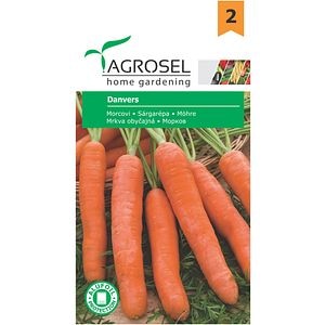 Seminte de legume Morcovi Danvers 126 AGROSEL, 1 plic
