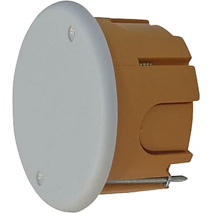 Doza DIALL, 6 x 4 x 6 cm, IP20, ABS, maro/gri