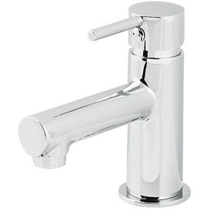 Baterie lavoar COOKE & LEWIS Lazu, inaltime 12.4 cm, alama, argintiu