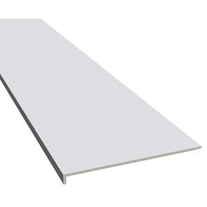 Glaf Exterior, Alb, PVC, 300 x 25 cm • VOX PROFILE