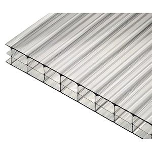 Policarbonat celular, 21 x 300 cm, 16 mm, transparent