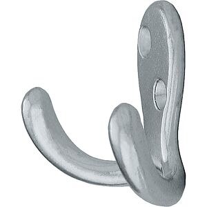 Cuier perete si mobilier, 2 agatatori, metal, argintiu