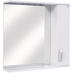 Oglinda baie cu dulap SANITOP Easy 1D, 70 x 16 x 73 cm, alb