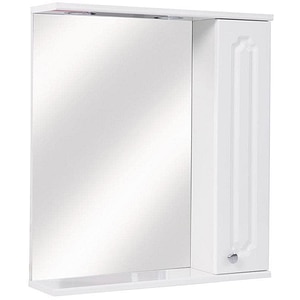 Oglinda baie cu dulap SANITOP Fluture 1D, 60 x 16 x 73 cm, iluminare LED, alb