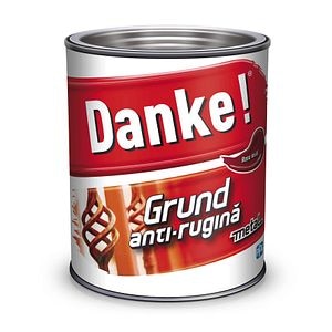 Gund pentru metal, rosu oxid, 2.5 L • Danke