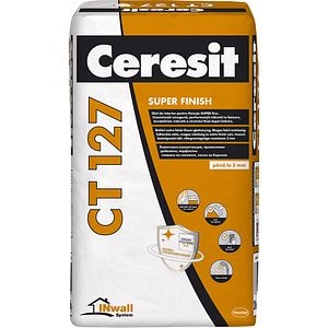 Glet pentru finisare Ceresit CT 127, pe baza de ciment, interior, 20 kg