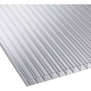 Policarbonat celular, 200 x 105 cm, 4 mm, transparent