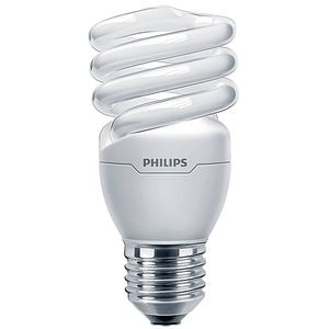 Bec economic Tornado T2 PHILIPS, E27, 15W, 970lm, lumina calda