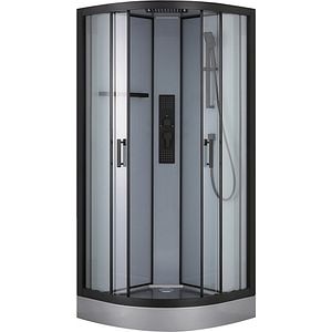 Cabina dus cu hidromasaj GoodHome Beloya, 90x90 cm