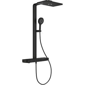 Sistem dus GROHE Rainshower Aqua Pure 100961KF00, termostat, 3 functii, negru