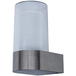 Aplica exterior LED BLOOMA Nafara, 8W, 400lm, IP54, argintiu