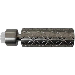 Capat galerie GOODHOME Athens, metal, 10.8 x 2.8 cm, gri