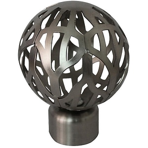 Capat galerie GOODHOME Athens, metal, 9 x 6.5 cm, gri