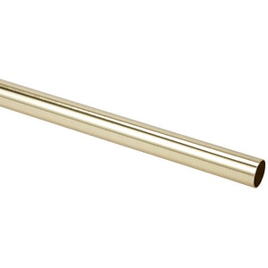 Galerie metal GoodHome Elasa, 200 cm, diametru 19 mm, auriu