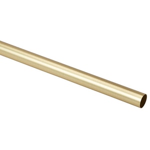 Galerie GoodHome Elasa, metal, 300 cm, diametru 19 mm, alama