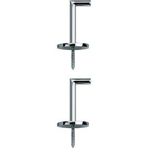 Sistem prindere GOODHOME Olympe, metal, 7.4 x 3.5 cm, argintiu
